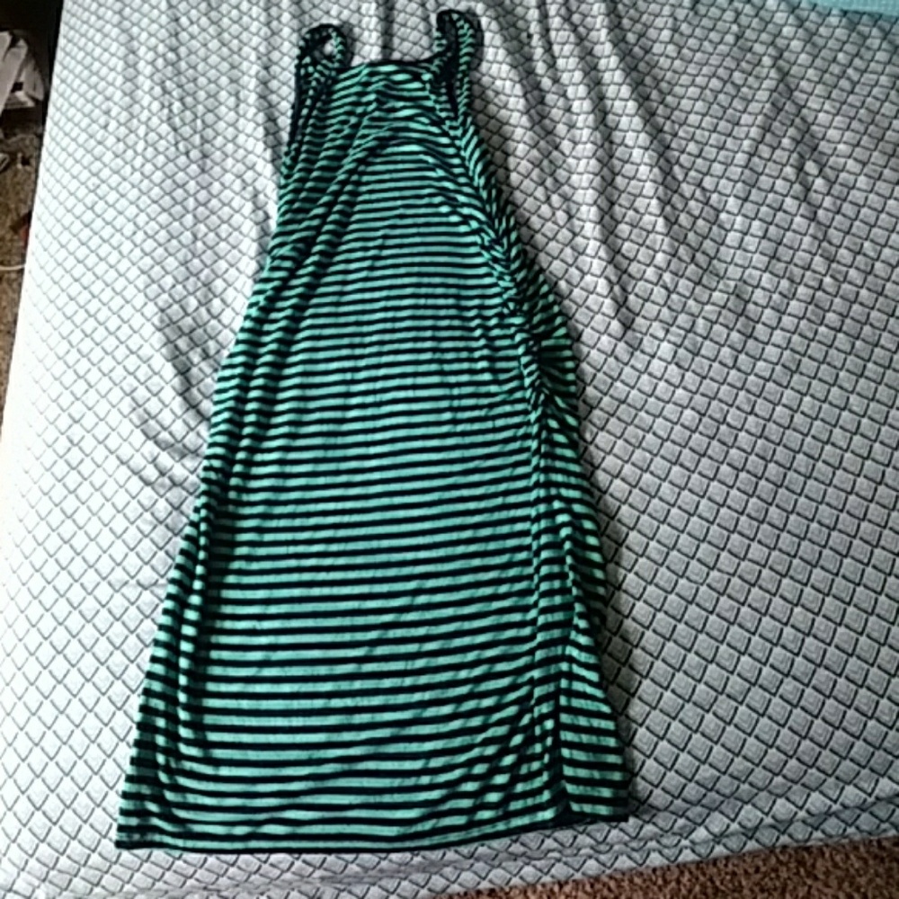 A striped dress